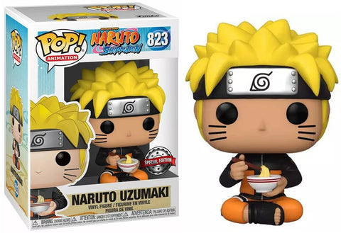 Funko Naruto Uzumaki Eating Noodles #823 Exclusive Pop! Vinyl Figure