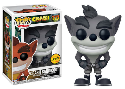 Funko Crash Bandicoot Black and White Chase Pop! Vinyl Figure