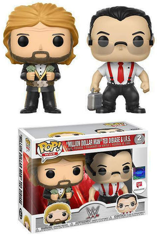 Funko WWE Million Dollar Man Ted Dibiase & IRS 2-Pack Walgreens Exclusive Pop! Vinyl Figure