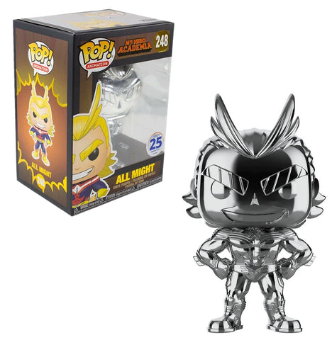 Funko My Hero Academia All Might Silver Chrome Funimation Exclusive Pop! Vinyl Figure