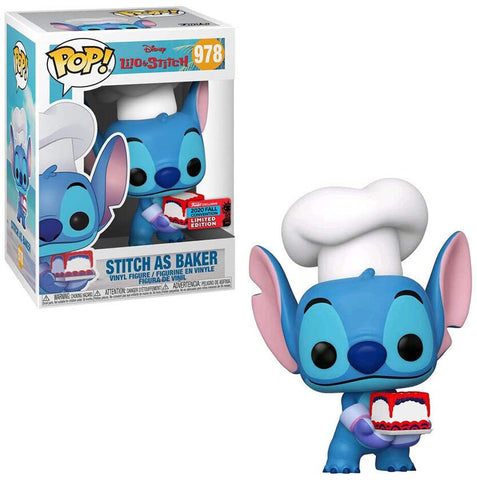 Funko Disney Lilo & Stitch Stitch As Baker 2020 Fall Convention Exclusive Pop! Vinyl Figure