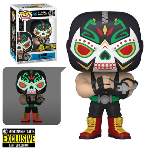 Funko Dia De Los DC Bane Glow-in-the-Dark Entertainment Earth Exclusive Pop! Vinyl Figure