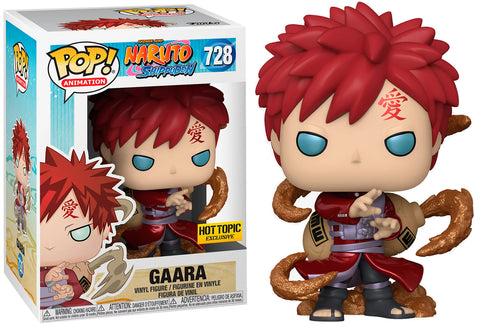 Funko Naruto Shippuden Gaara Metallic Hot Topic Exclusive Pop! Vinyl Figure