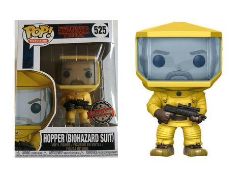 Funko Stranger Things Hopper Biohazard Suit #525 Exclusive Pop! Vinyl Figure