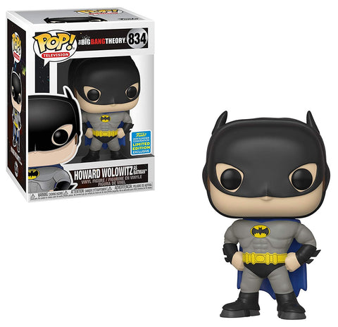 Funko Big Bang Theory Howard Wolowitz As Batman 2019 Summer Convention Exclusive Pop! Vinyl Figure