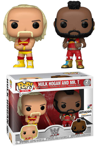 Funko WWE Hulk Hogan & Mr. T 2-Pack Amazon Exclusive Pop! Vinyl Figure