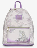 Loungefly Disney Tangled Rapunzel Sketch Hot Topic Exclusive Mini Backpack