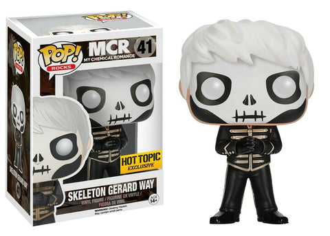 Funko My Chemical Romance Skeleton Gerard Way Hot Topic Exclusive Pop! Vinyl Figure