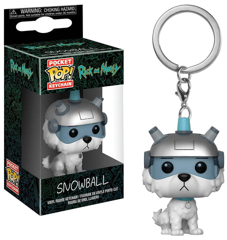 Funko Pocket Pop! Rick and Morty Snowball Vinyl Figure Key Chain