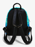 Loungefly Disney Lilo & Stitch Blue Tropical Leaves Hot Topic Exclusive Mini Backpack