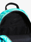 Loungefly Disney Lilo & Stitch Blue Tropical Leaves Hot Topic Exclusive Mini Backpack