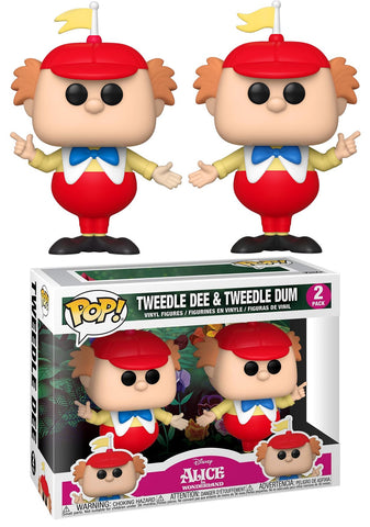 Funko Disney Alice in Wonderland 70th Anniversary Tweedle Dee & Dum 2-Pack Pop! Vinyl Figure