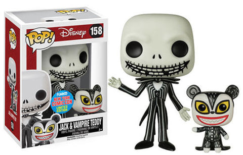 Funko Disney Nightmare Before Christmas Jack Skellington & Vampire Teddy New York Comic Convention Exclusive Pop! Vinyl Figure
