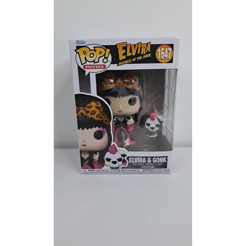 Funko Pop! Movies Elvira Mistress Of The Dark Elvira & Gonk #1647
