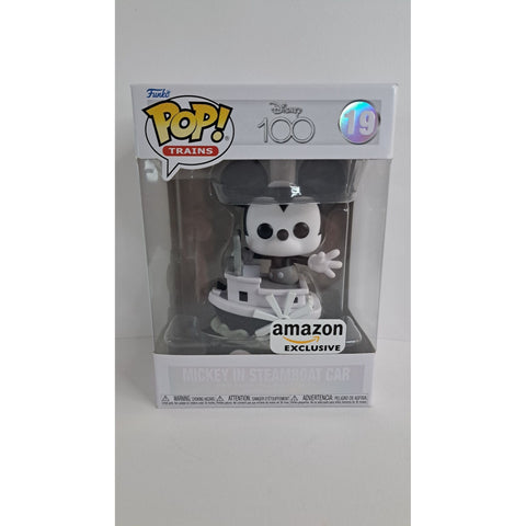 Funko Pop! Trains Disney 100 Mickey in Steamboat Car #19