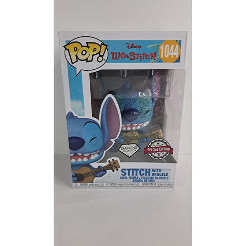 Funko Pop! Disney Lilo & Stitch Stitch With Ukulele Diamond #1044