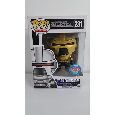 Funko Pop! Television Battlestar Galactica Cylon Commander Gold ##231