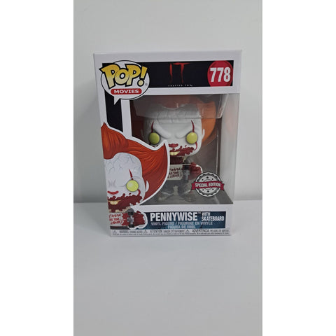 Funko Pop! Movies IT Chapter Two Pennywise With Skateboard #778