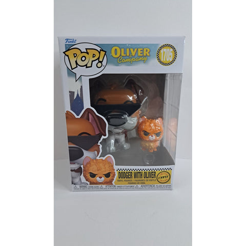 Funko Pop! Oliver & Company Dodger with Oliver Chase #1705