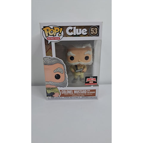 Funko Pop! Retro Toys Clue Colonel Mustard with Revolver #49