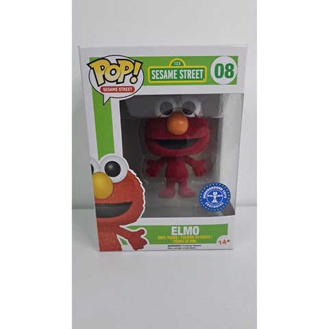 Funko Pop! Television Sesame Street Elmo Flocked #108