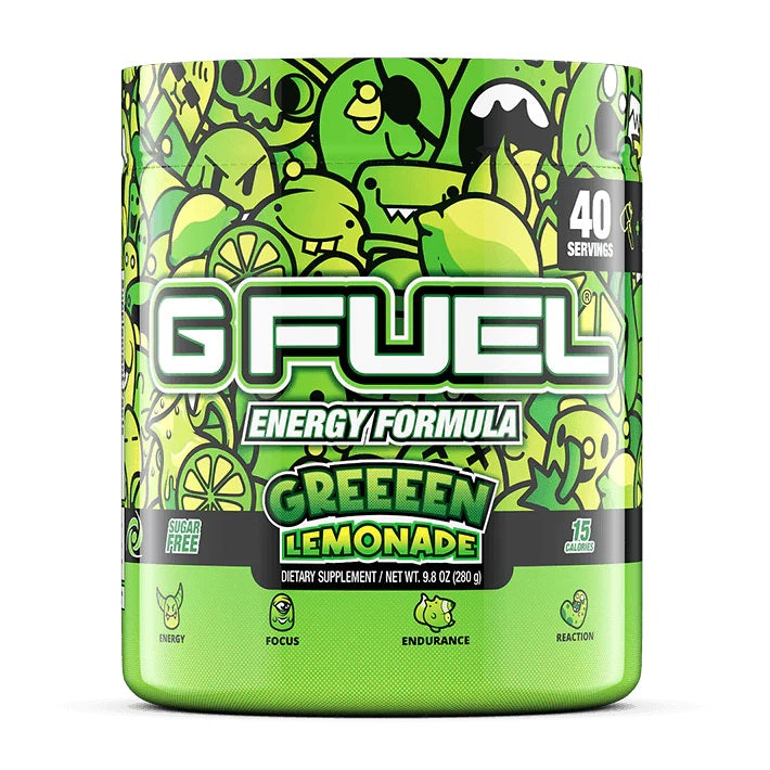 G Fuel Green Lemonade Energy Formula (40 Servings) Tub Vilanz