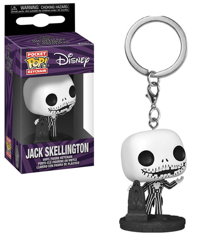 Funko Pocket Pop! Disney Nightmare Before Christmas 30th Anniversary Jack Skellington Vinyl Figure Key Chain