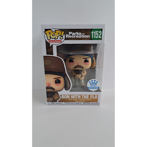 Funko Pop! Television Parks And Recreation Ron Swanson With The Flu #1152