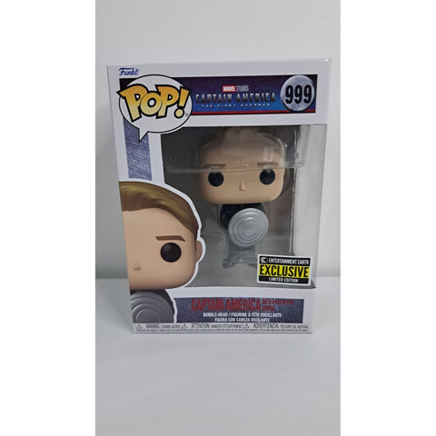 Funko Pop! Marvel The First Avenger Captain America w/ Prototype Shield 999
