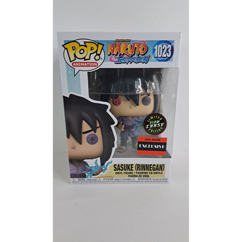 Funko Pop! Animation Naruto Shippuden Sasuke Rinnegan AAA Glow Chase #1023