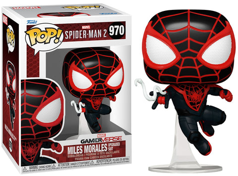 Funko Spider-Man 2 Game Miles Morales Upgraded Suit #970 Pop! Vinyl Figure