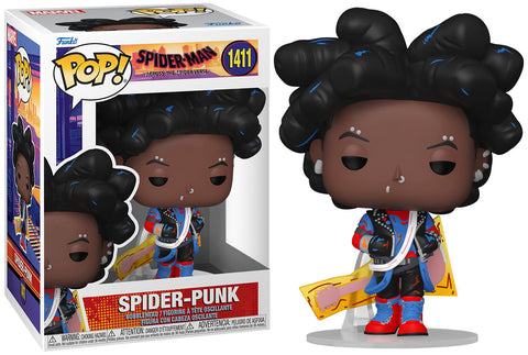 Funko Spider-Man: Across The Spider-Verse Spider-Punk Unmasked #1411 Pop! Vinyl Figure