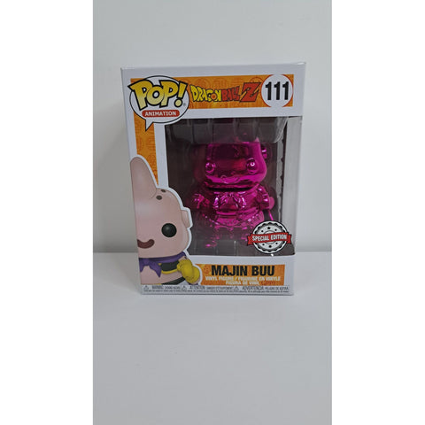 Funko Pop! Animation Dragon Ball Z Majin Buu Pink Chrome #111