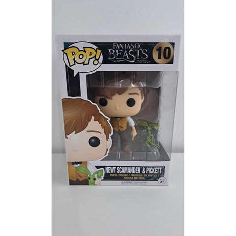 Funko Pop! Fantastic Beasts Newt Scamander & Pickett #10