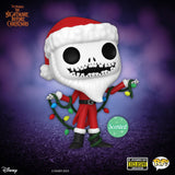 Funko Nightmare Before Christmas 30th Santa Jack Scented Entertainment Earth Exclusive Pop! Vinyl Figure