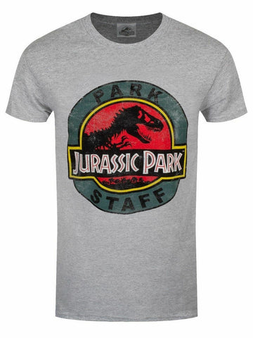 Jurassic Park Park Staff Unisex Grey T-Shirt