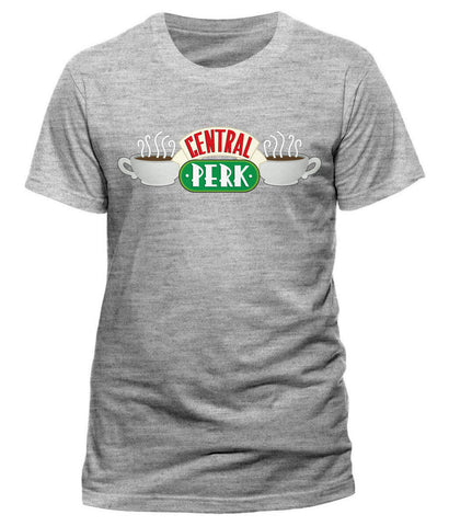 Friends Central Perk Unisex Grey T-Shirt