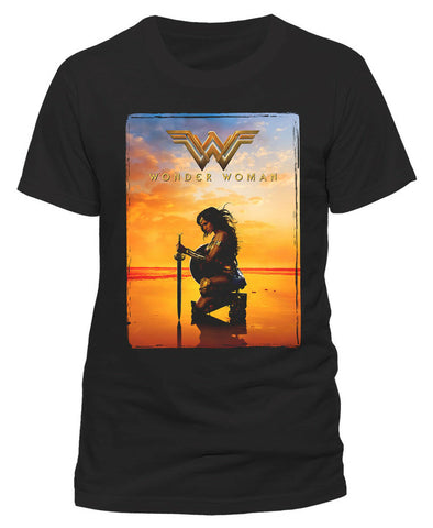 DC Wonder Woman Movie Sword Unisex Black T-Shirt