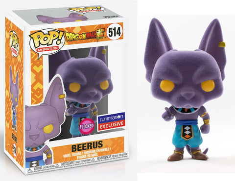 Funko Dragon Ball Beerus Flocked Funimation Exclusive Pop! Vinyl Figure