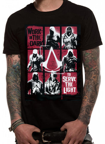 Ubisoft Assassin's Creed Legacy Wall Unisex Black T-Shirt