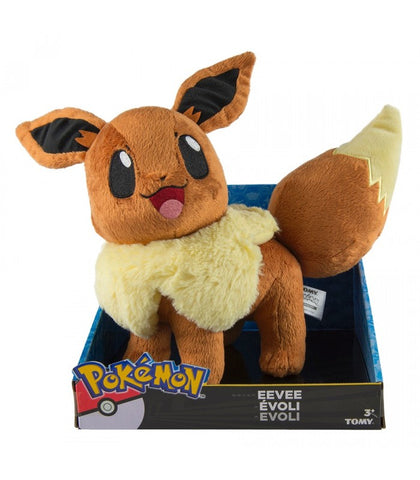 Tomy Pokemon Eevee Smiling 10" Plush Soft Toy