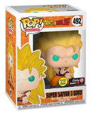 Funko Dragon Ball Z Super Saiyan 3 Goku Pop Figure & Tee GameStop Exclusive
