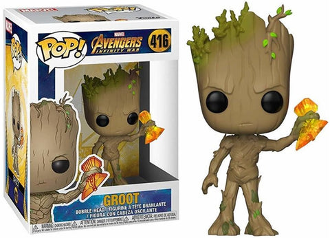 Funko Marvel Avengers: Infinity War Groot With Stormbreaker Pop! Vinyl Figure