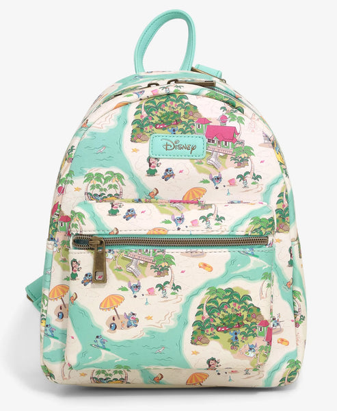 Loungefly Disney Lilo & Stitch Island Map Hot Topic  display picture 2