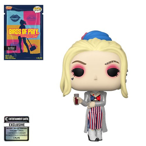 Funko DC Birds of Prey Harley Quinn Black Mask Club with Collectible Card - Entertainment Earth Exclusive Pop! Vinyl Figure