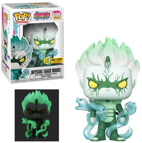 Funko Boruto: Naruto Next Generations Mitsuki Sage Mode Glow In The Dark Hot Topic Exclusive Pop! Vinyl Figure