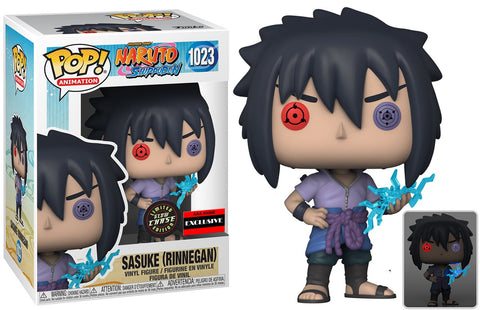 Funko Naruto Sasuke Uchiha Rinnegan Glow Chase AAA Exclusive Pop! Vinyl Figure