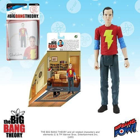 Bif Bang Pow! Big Bang Theory Sheldon Shazam 3 3/4-Inch Action Figure