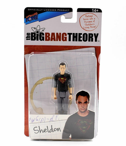 Bif Bang Pow! Big Bang Theory Sheldon Superman 3 3/4-Inch Action Figure