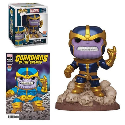 Funko Marvel Guardians of the Galaxy Thanos Snap Previews Exclusive 6-Inch Pop! Vinyl Figure with Variant Comic